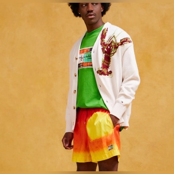 Tommy Hilfiger Other - EUC! TOMMY HILFIGER Th X Andy Warhol 7" Sunset Swim Trunk Warhol Sun, sz M